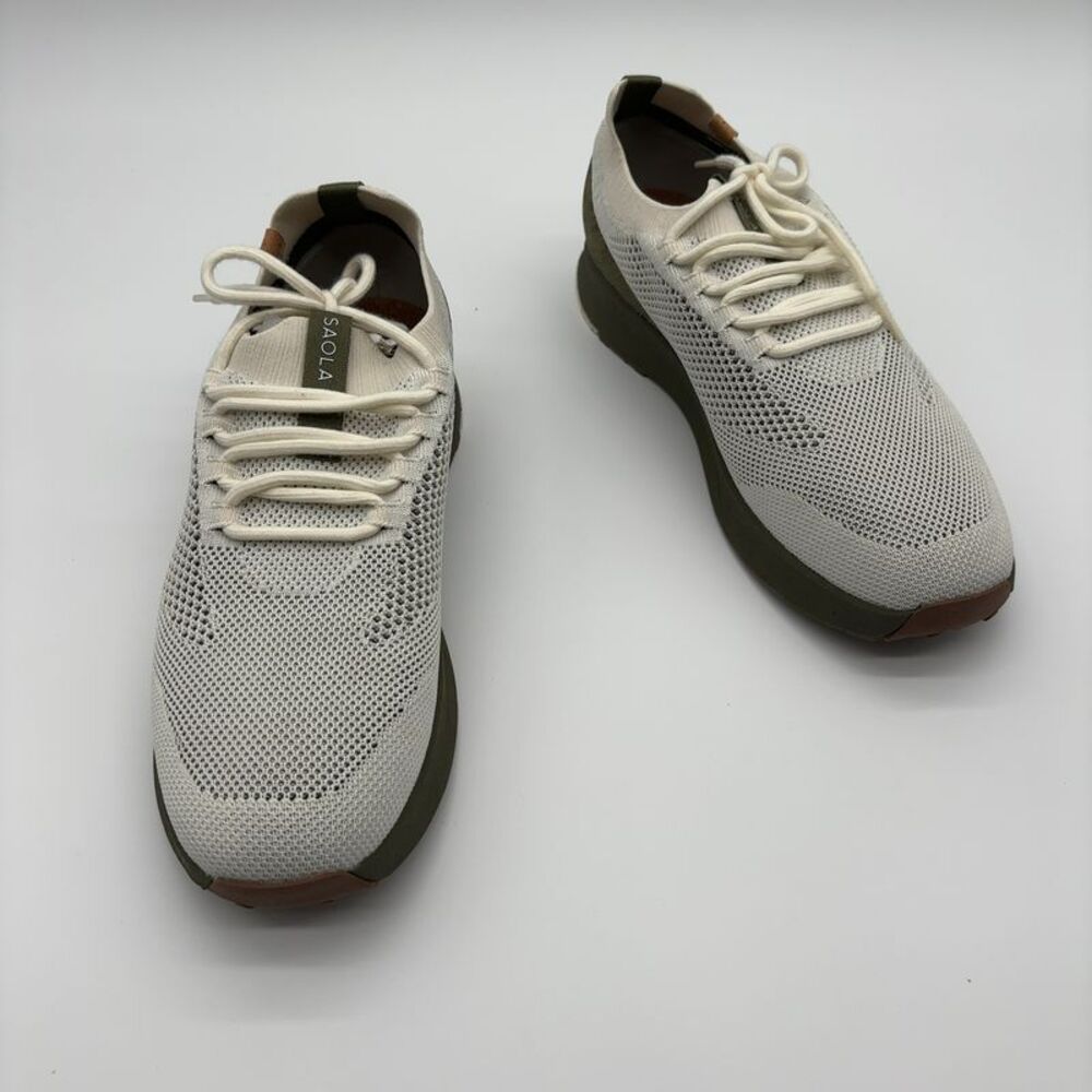 unknown brand White/Burnt Olive- Shoes